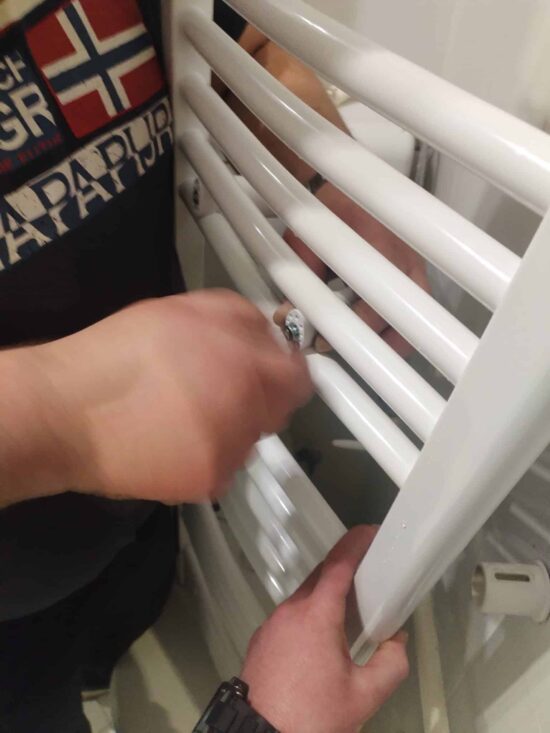 Montaža sušača za peškire